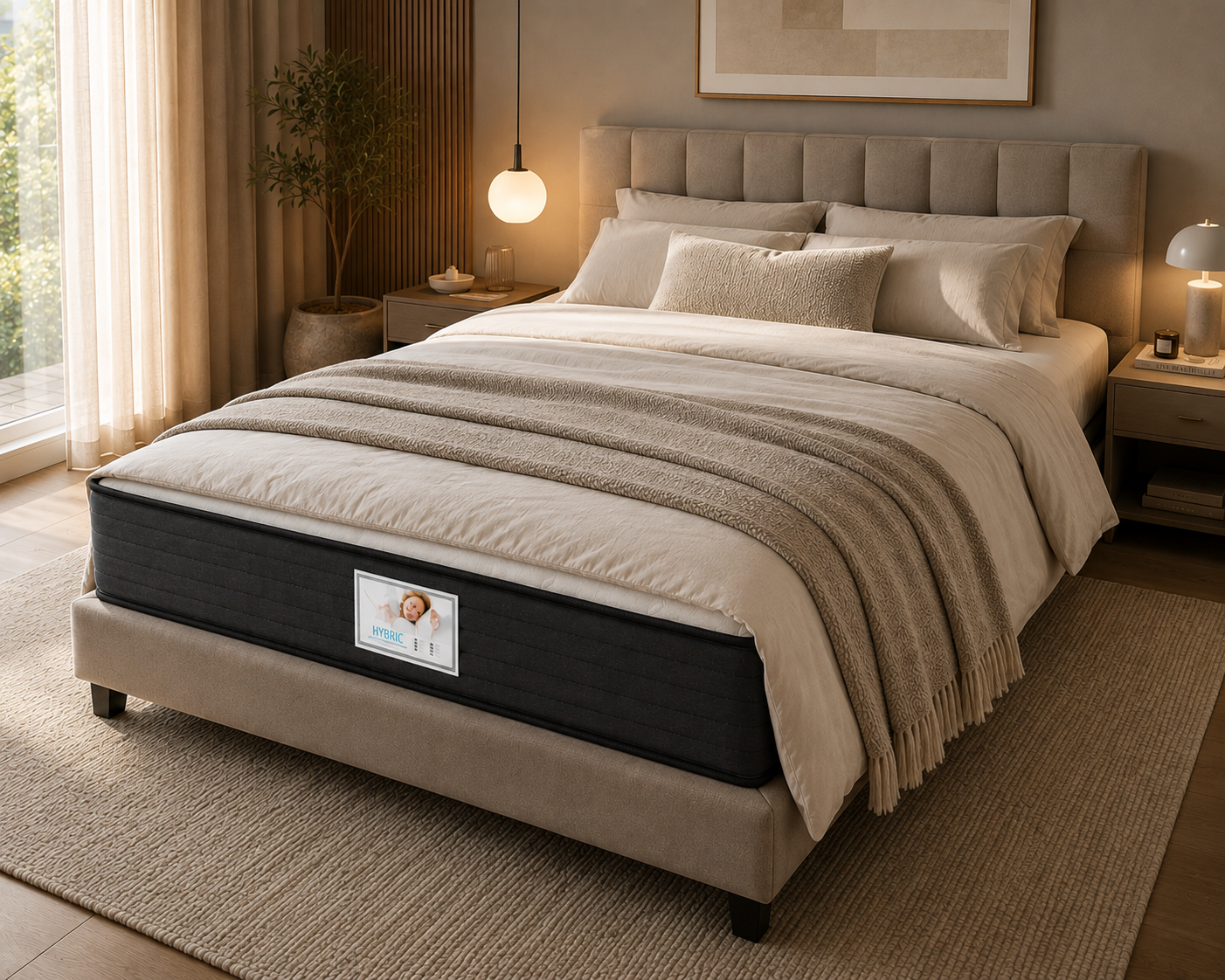Matelas ALOE VERA 160x200 cm épaisseur 30 cm
