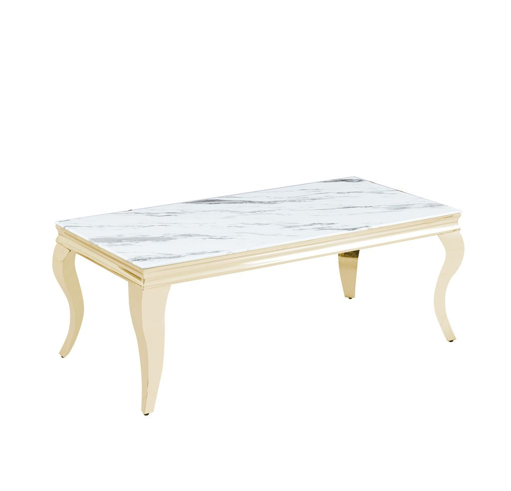 Table basse BAROQUE Gold 120x60x45 cm