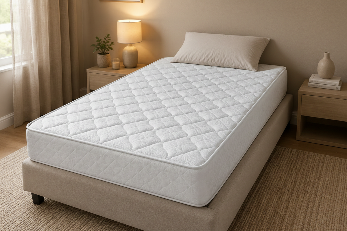 Matelas mousse 90x190 cm épaisseur 15 cm