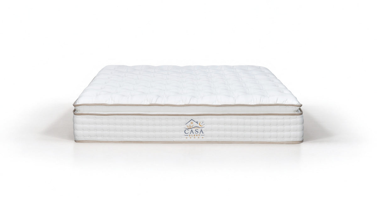 Matelas 160 × 200 cm beige — Matelas seul, vue de face