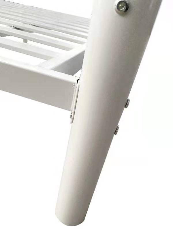 Lit métal blanc 90x190 cm HERCULE