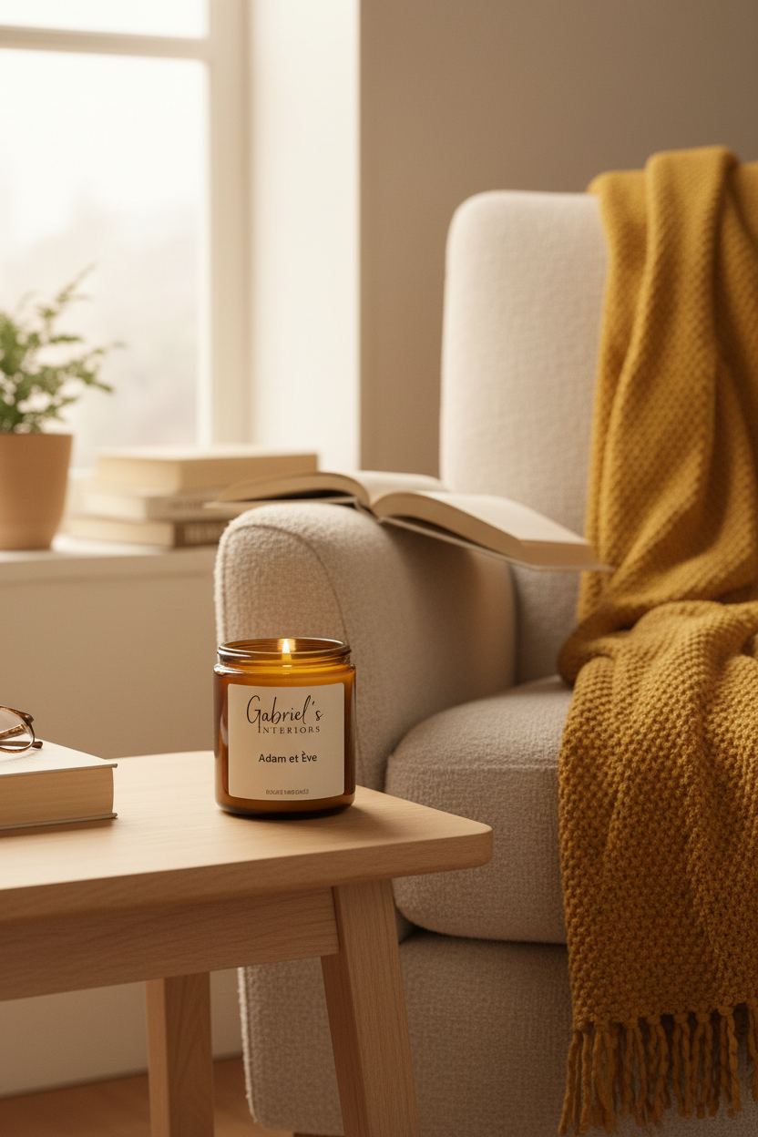 Bougie Parfumée Adam & Ève 200g Cire Soja Artisanale 40h