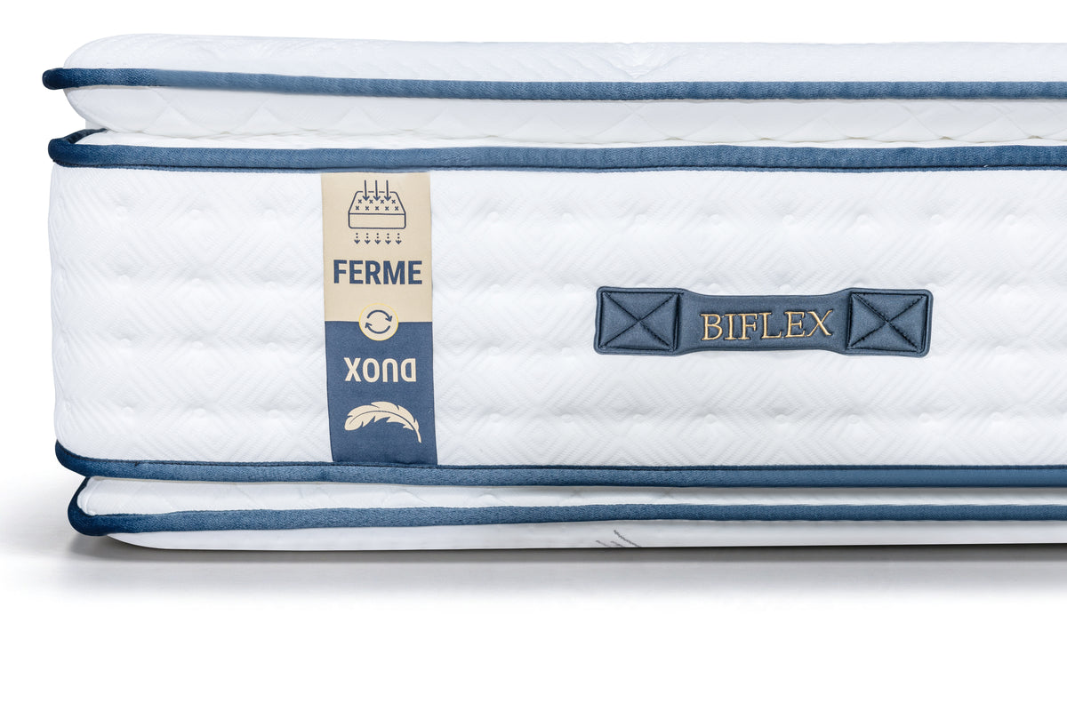 Matelas ressorts ensachés 140x190 cm BIFLEX – ép. 37 cm