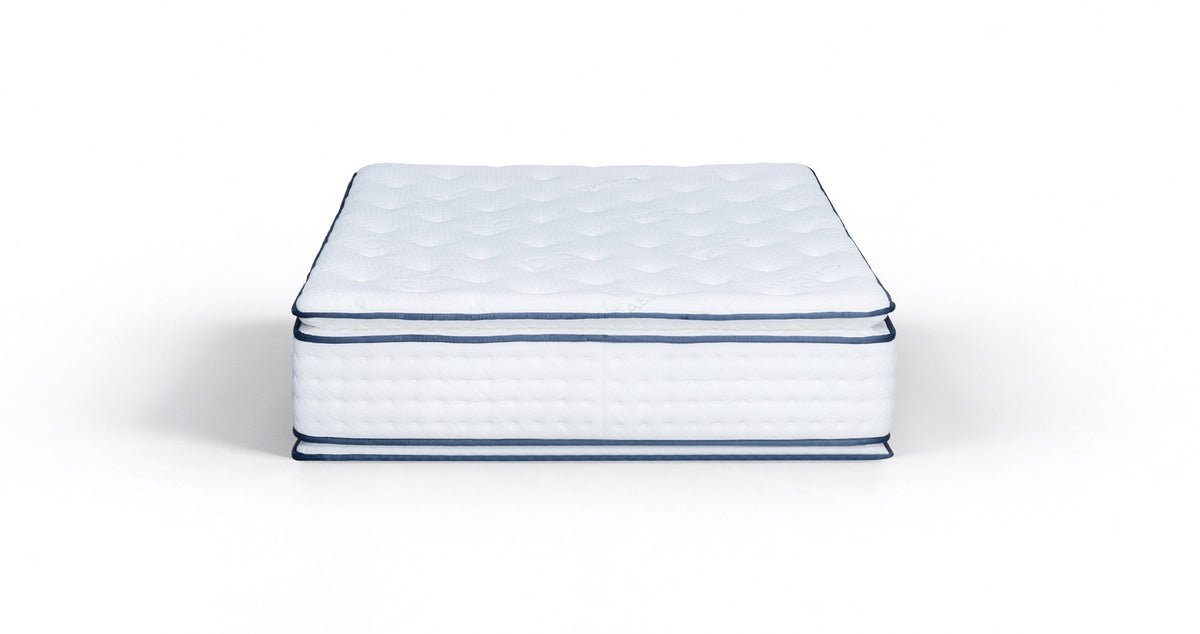 Matelas 160 × 200 cm blanc — Matelas seul, vue de face