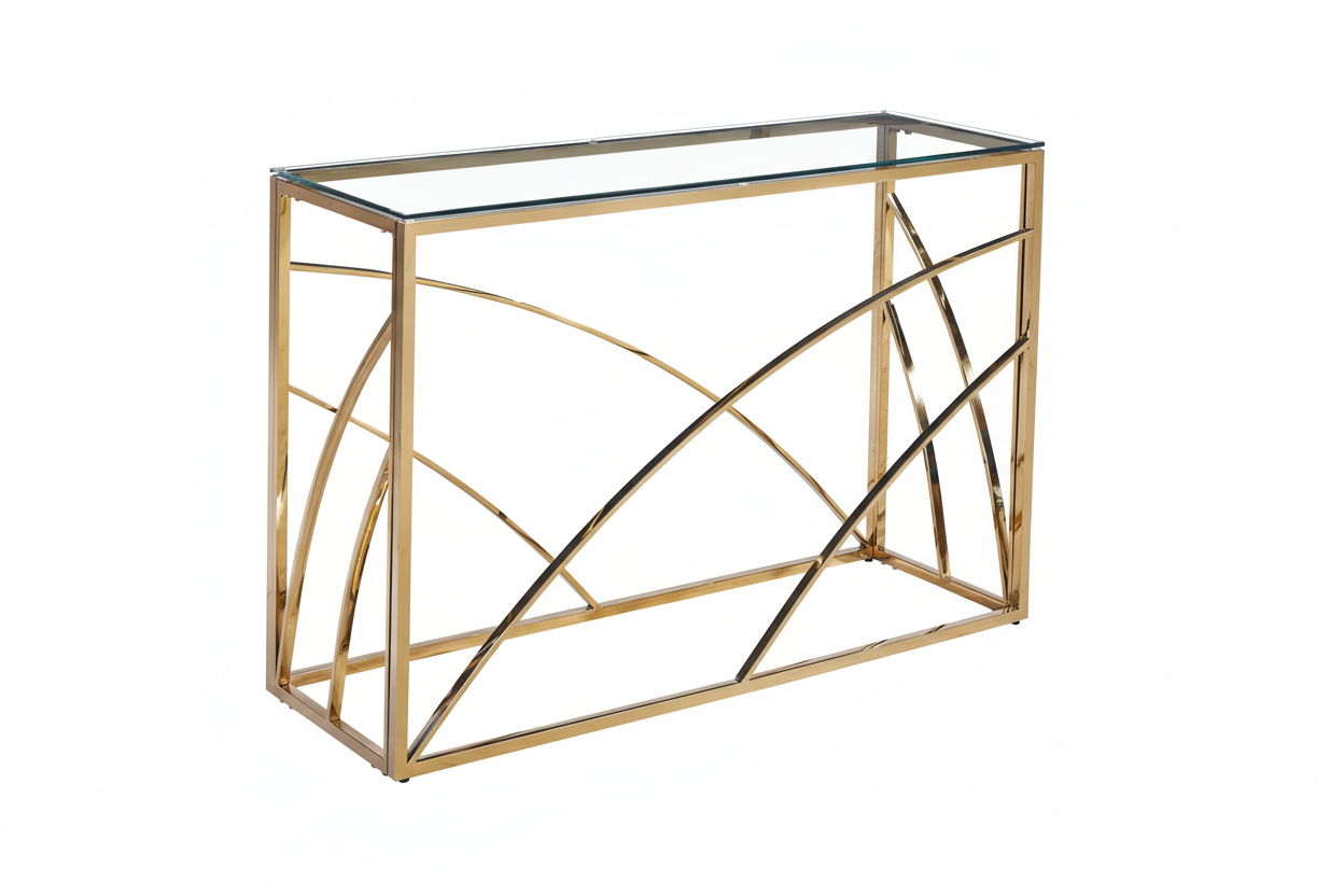 Console CALVIN Gold 120x40x78 cm#couleur_transparent