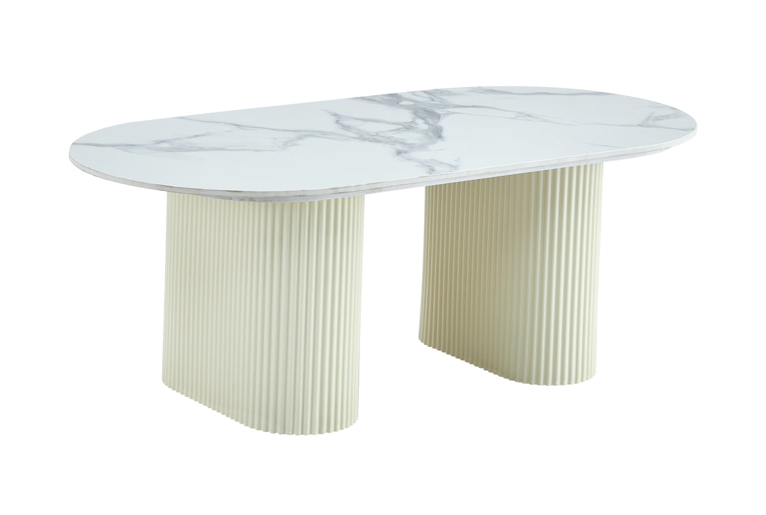 able basse céramique effet marbre blanc 120x60 cm