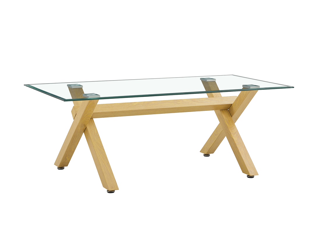 Table basse IXE Bois & Verre Transparent #couleur_transparent
