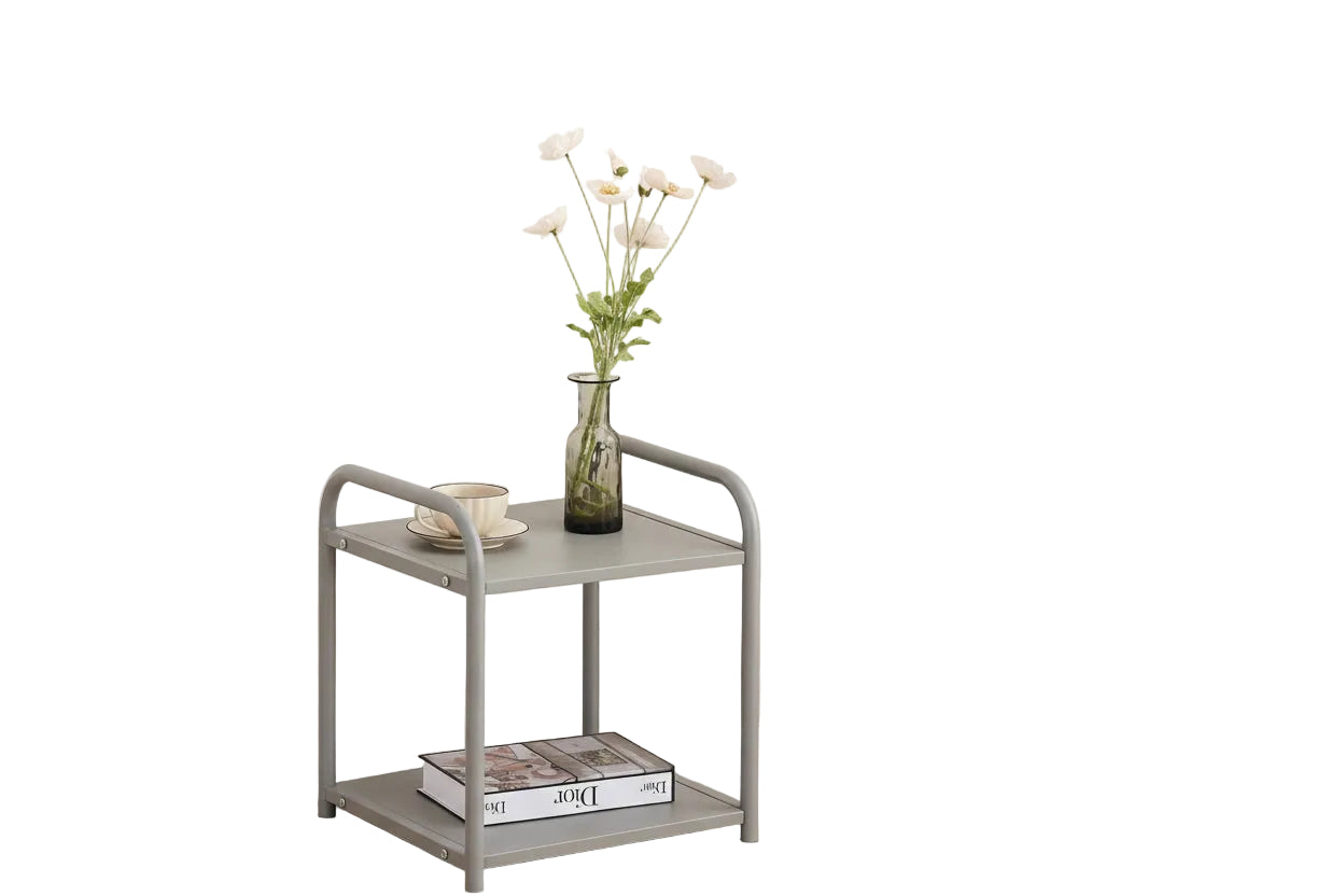 Chevet ASTRA Métal #couleur_gris_epoxy