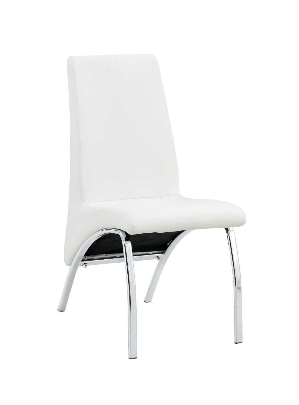 Lot de Chaises Fate chrome et simili cuir