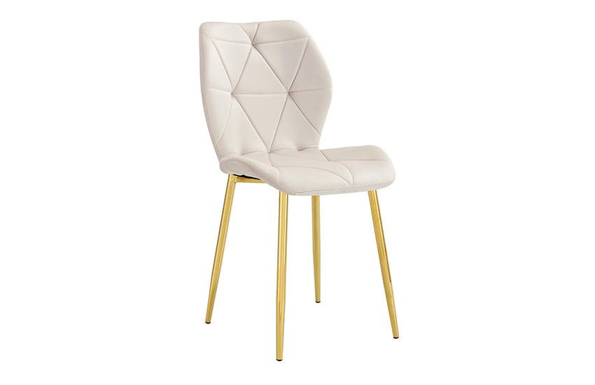 Chaise COQUILLAGE Gold #couleur_BEIGE