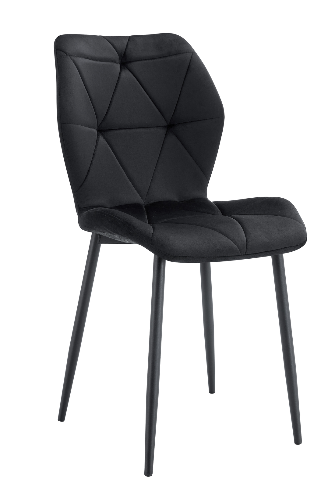 Chaise COQUILLAGE Pied Métal Noir #couleur_noir
