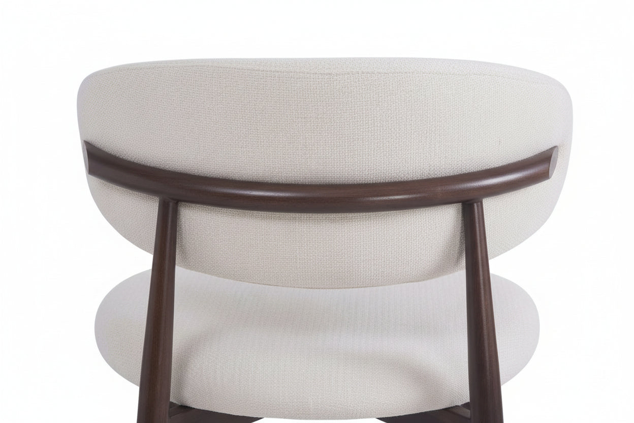 CHAISE LUCILE PIED EFFET NOYER GRAIN BEIGE