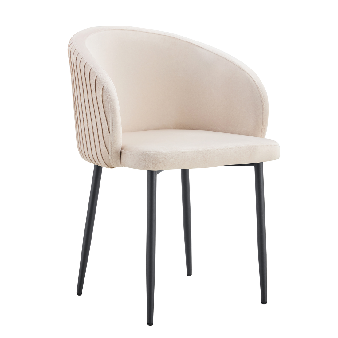 Chaise CARLITA Gold avec accoudoirs #couleur_beige