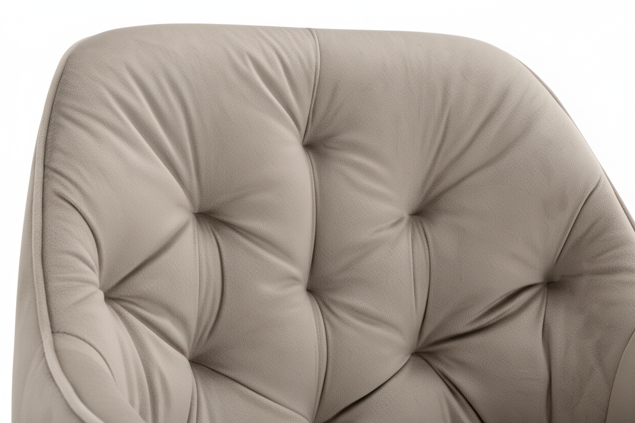 Lot 2 Chaises Salle à Manger Jade Accoudoirs Velours Taupe Pieds Métal Noir 53,5x53x84cm