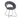 Lot de 4 Chaises BUBBLE Chrome velours #couleur_gris