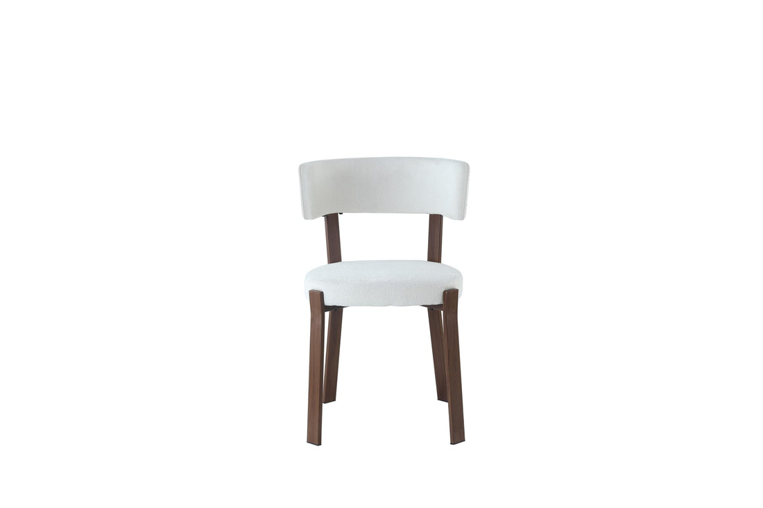 CHAISE NORDIK PIED EFFET NOYER ASSISES MARBELLA BEIGE