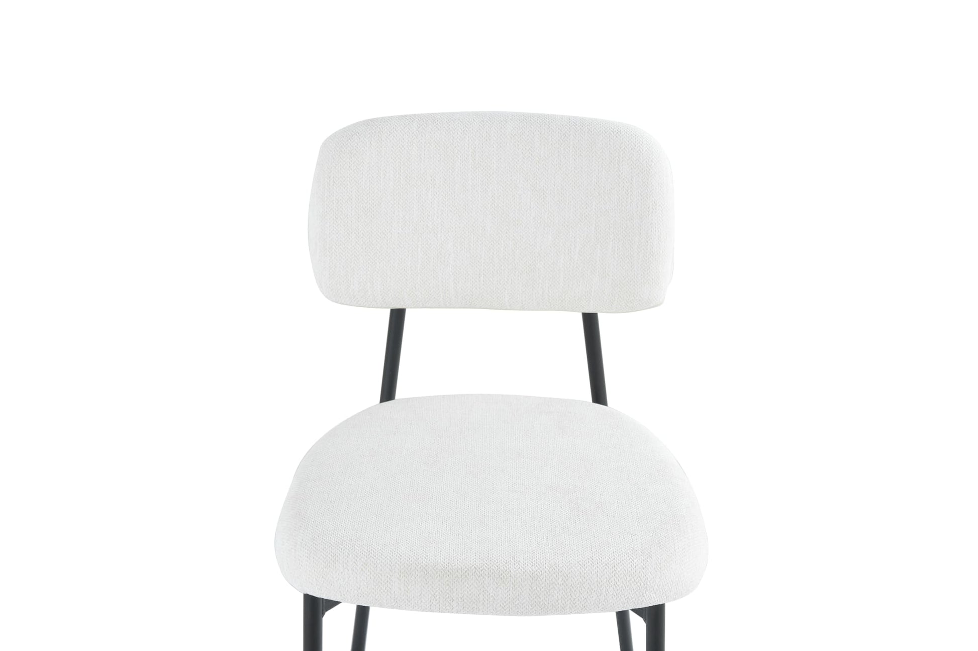 CHAISE AZRA PIED METAL NOIR ASSISES TISSU HERITAGE
BEIGE