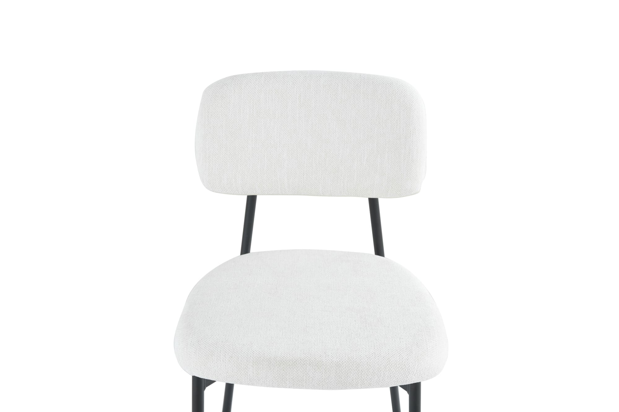 CHAISE AZRA PIED METAL NOIR ASSISES TISSU HERITAGE
BEIGE