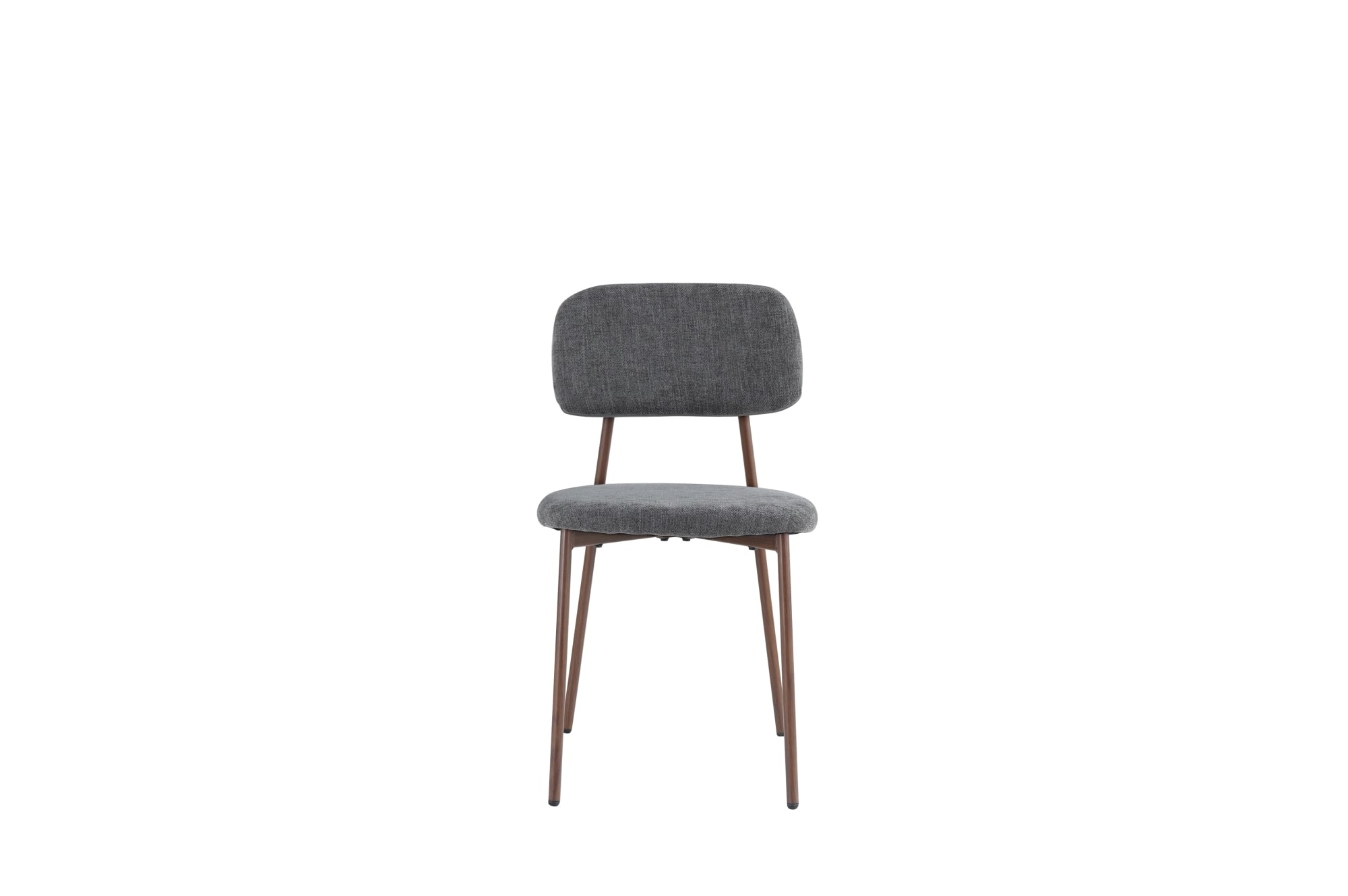 CHAISE AZRA PIED EFFET NOYER ASSISES TISSU HERITAGE ANTHRACITE