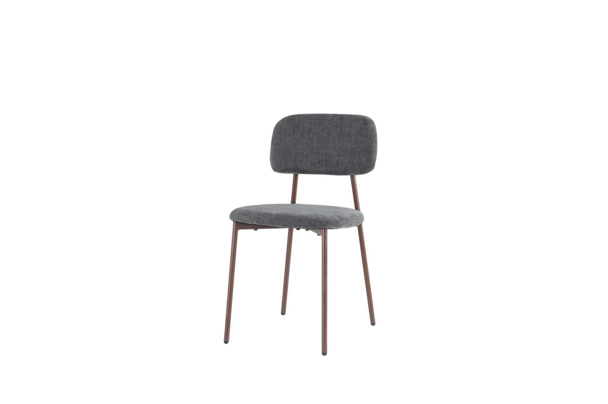 CHAISE AZRA PIED EFFET NOYER ASSISES TISSU HERITAGE ANTHRACITE