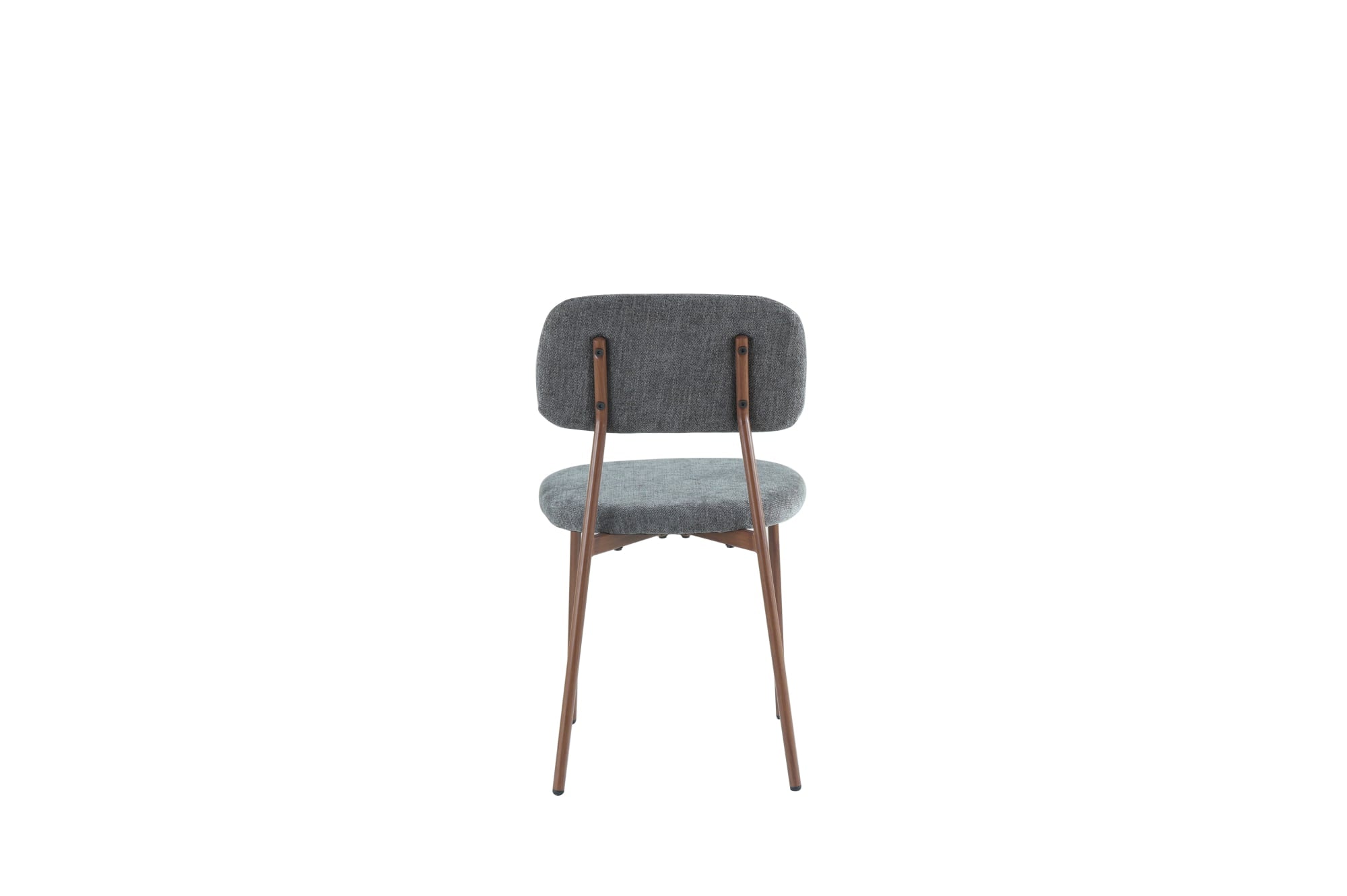 CHAISE AZRA PIED EFFET NOYER ASSISES TISSU HERITAGE ANTHRACITE