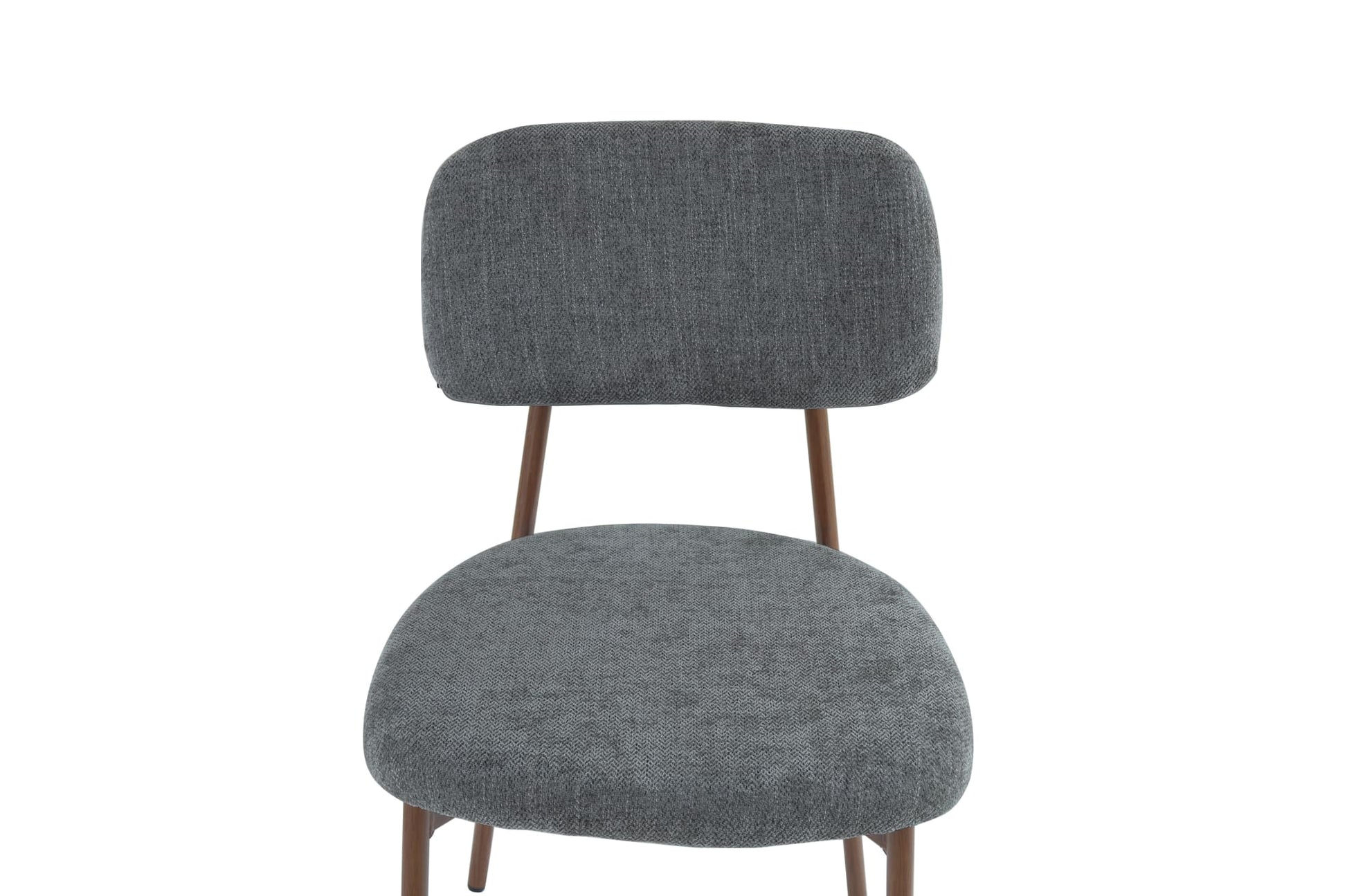 CHAISE AZRA PIED EFFET NOYER ASSISES TISSU HERITAGE ANTHRACITE