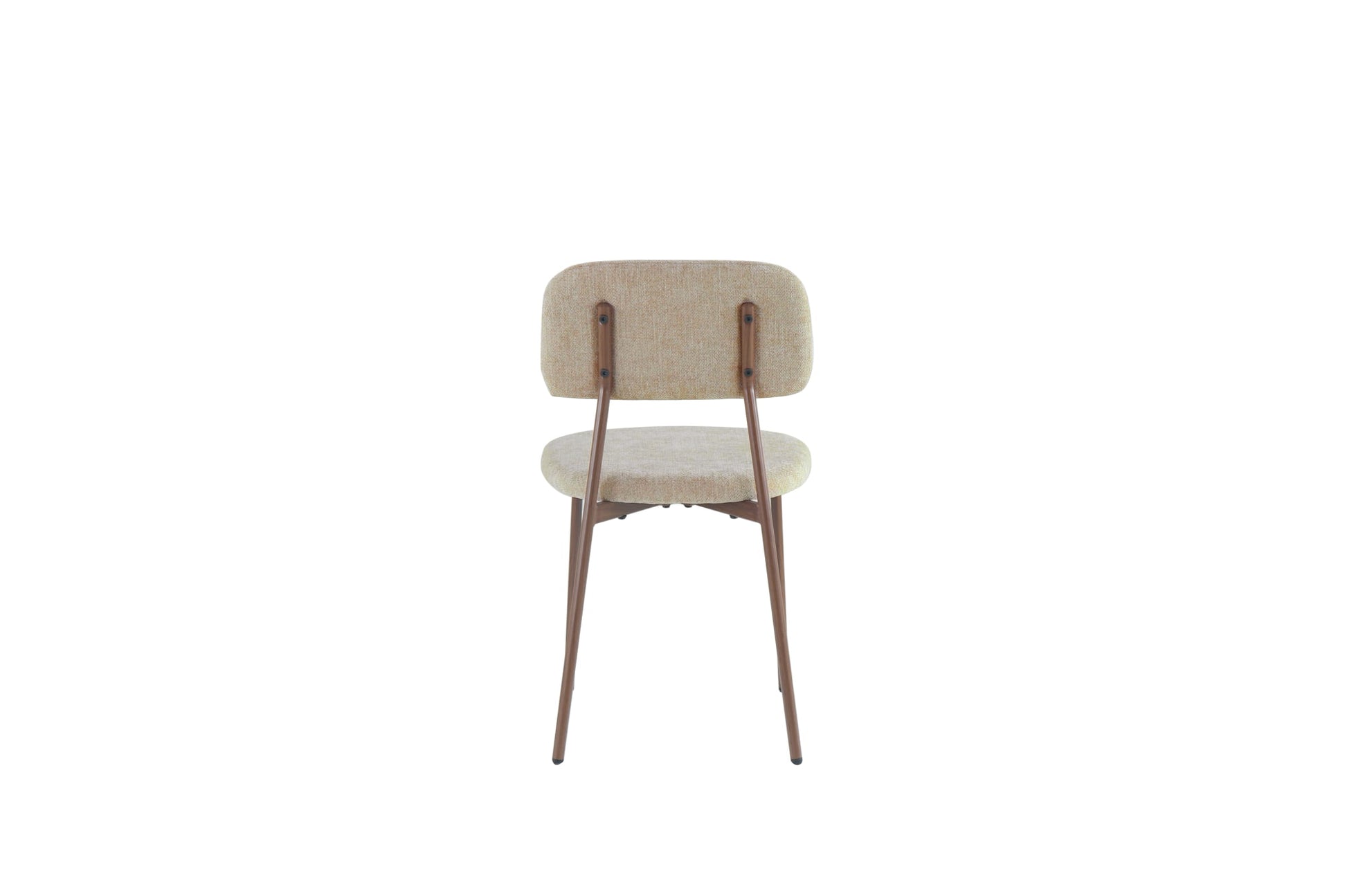 CHAISE AZRA PIED EFFET NOYER ASSISES TISSU HERITAGE SABLE