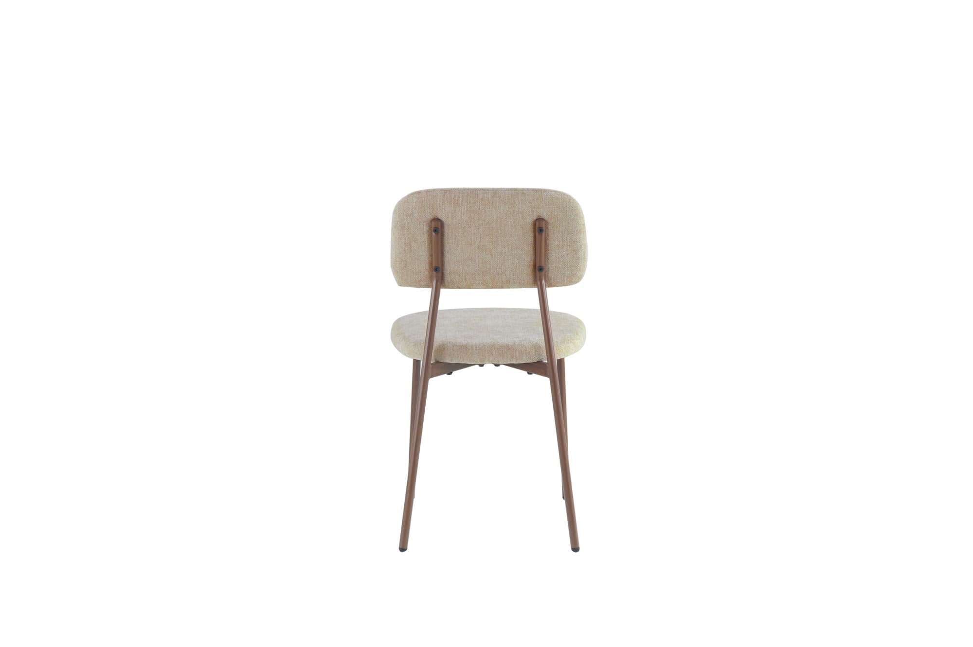CHAISE AZRA PIED EFFET NOYER ASSISES TISSU HERITAGE SABLE