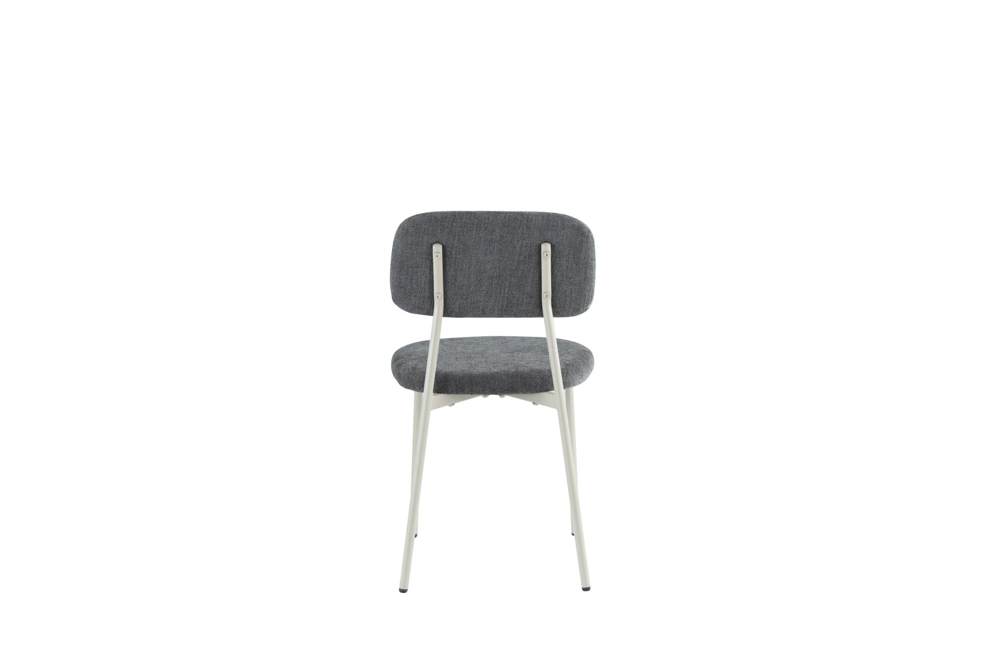 CHAISE AZRA PIED METAL TAUPE ASSISES TISSU HERITAGE ANTHRACITE