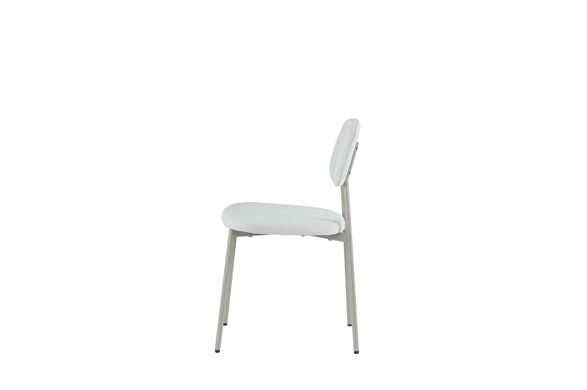 CHAISE AZRA PIED METAL TAUPE ASSISES TISSU HERITAGE
BEIGE