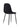 Lot de chaises Scandinave ALVEOLE Chrome #couleur_noir