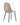 Lot de chaises Scandinave ALVEOLE Chrome #couleur_taupe