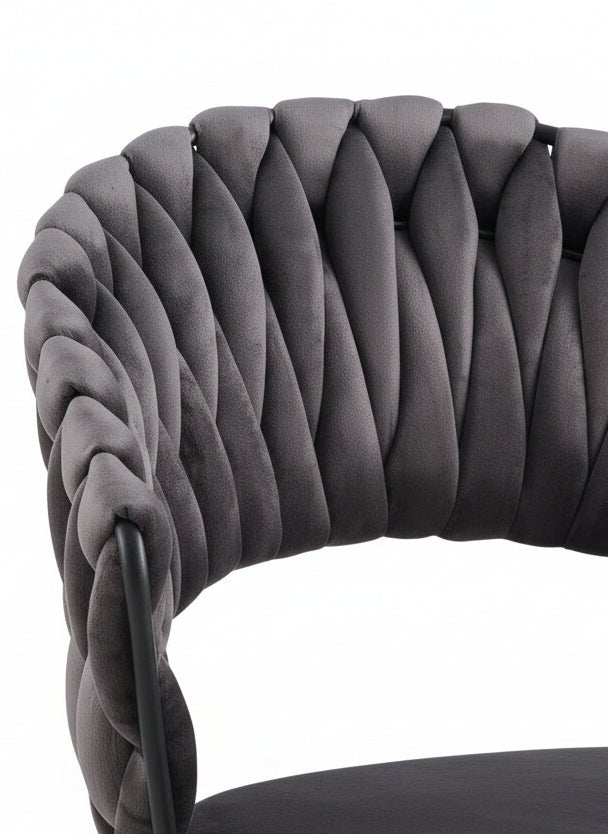 Lot de 2 chaises Carolina #couleur_anthracite