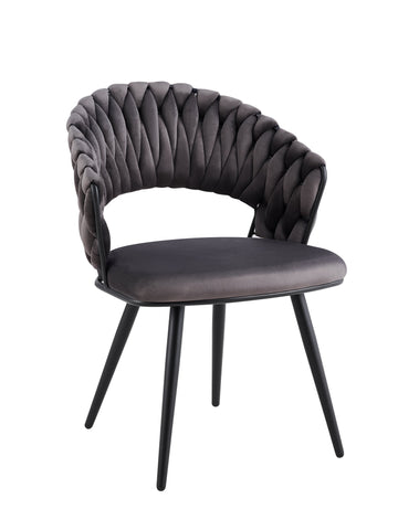 Lot de 2 chaises Carolina #couleur_anthracite