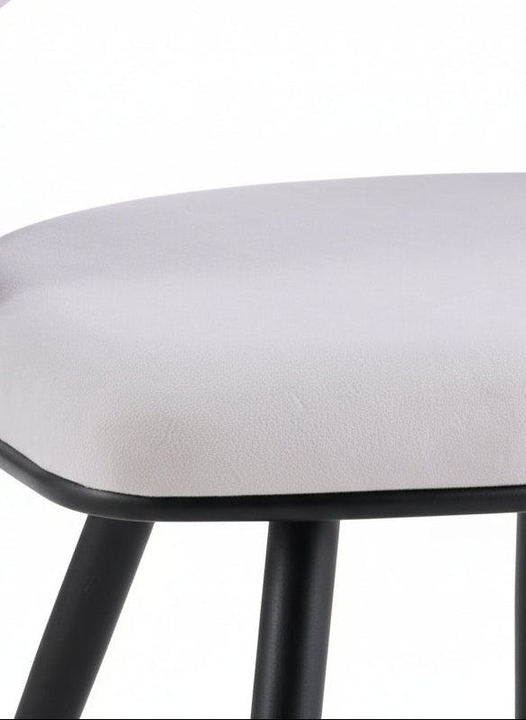 Lot 2 Chaises Salle à Manger Velours Gris Dossier Tressé Métal Noir CAROLINA