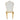 Lot de Chaises Prestige gold simili cuir - SAKURA #couleur_blanc