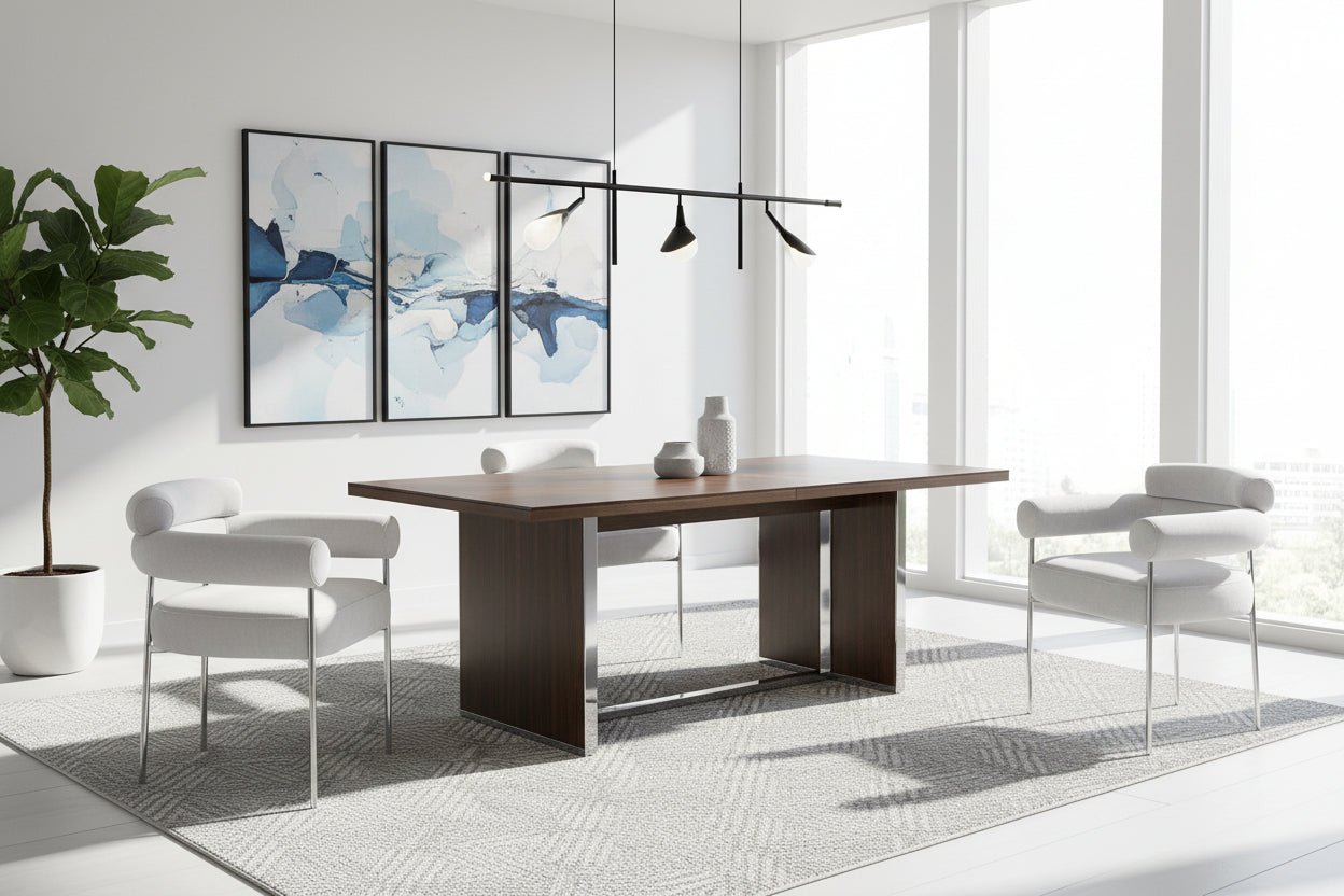 Lot 2 Chaises Salle à Manger Bulle Accoudoirs Velours Serge Gris Pieds Chrome 72x60x77cm