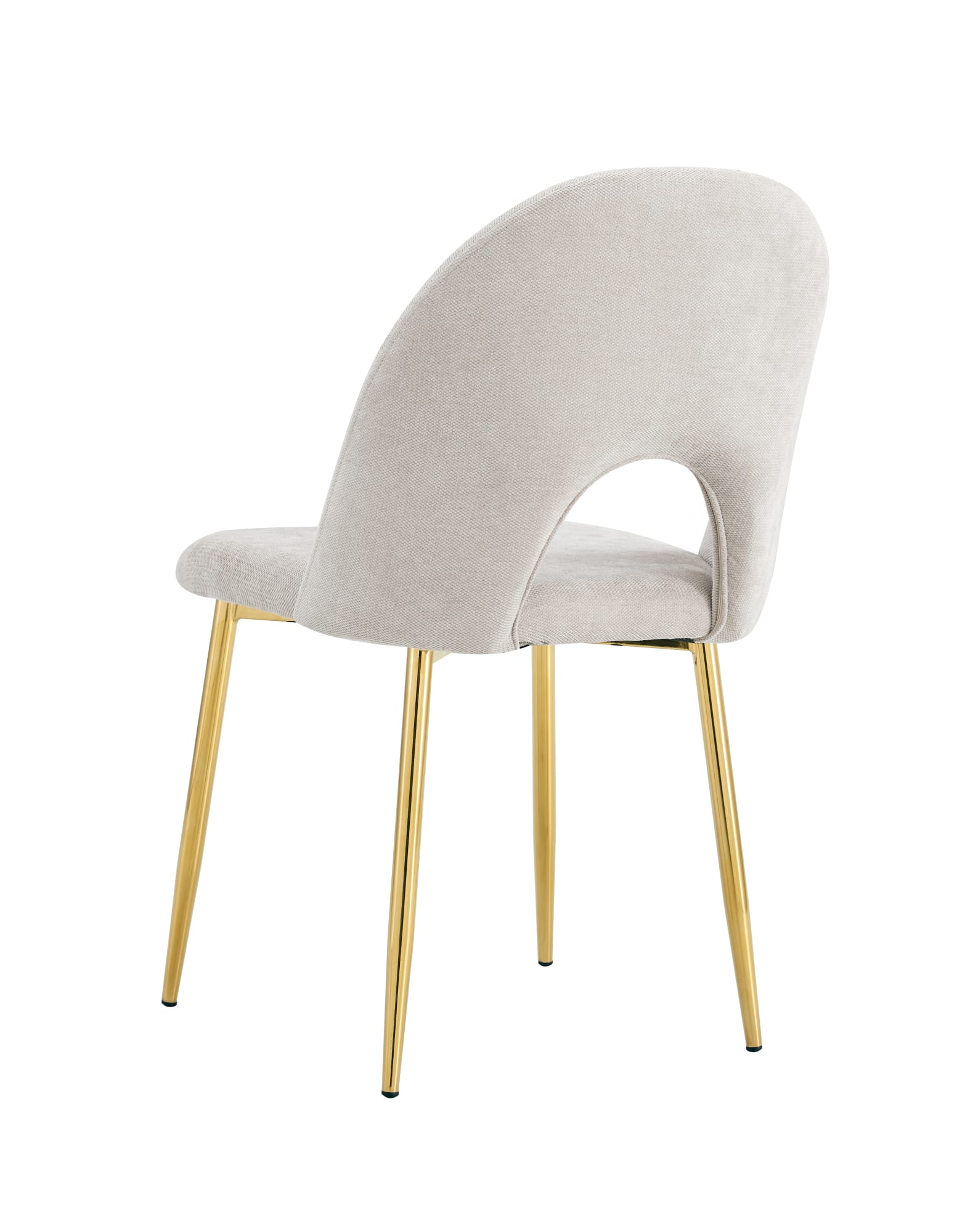 Lot de chaises TEDDY Gold velours