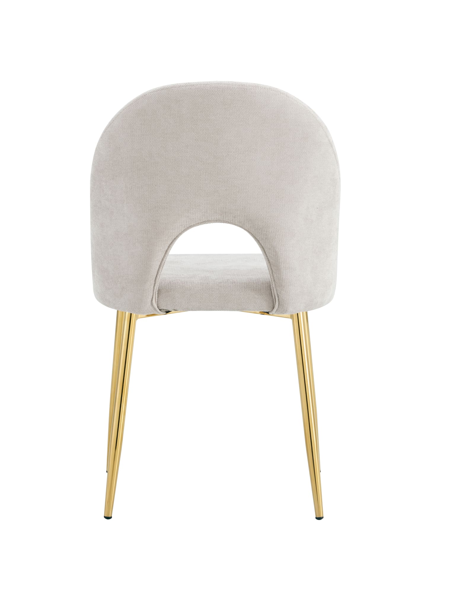 Lot de chaises TEDDY Gold velours