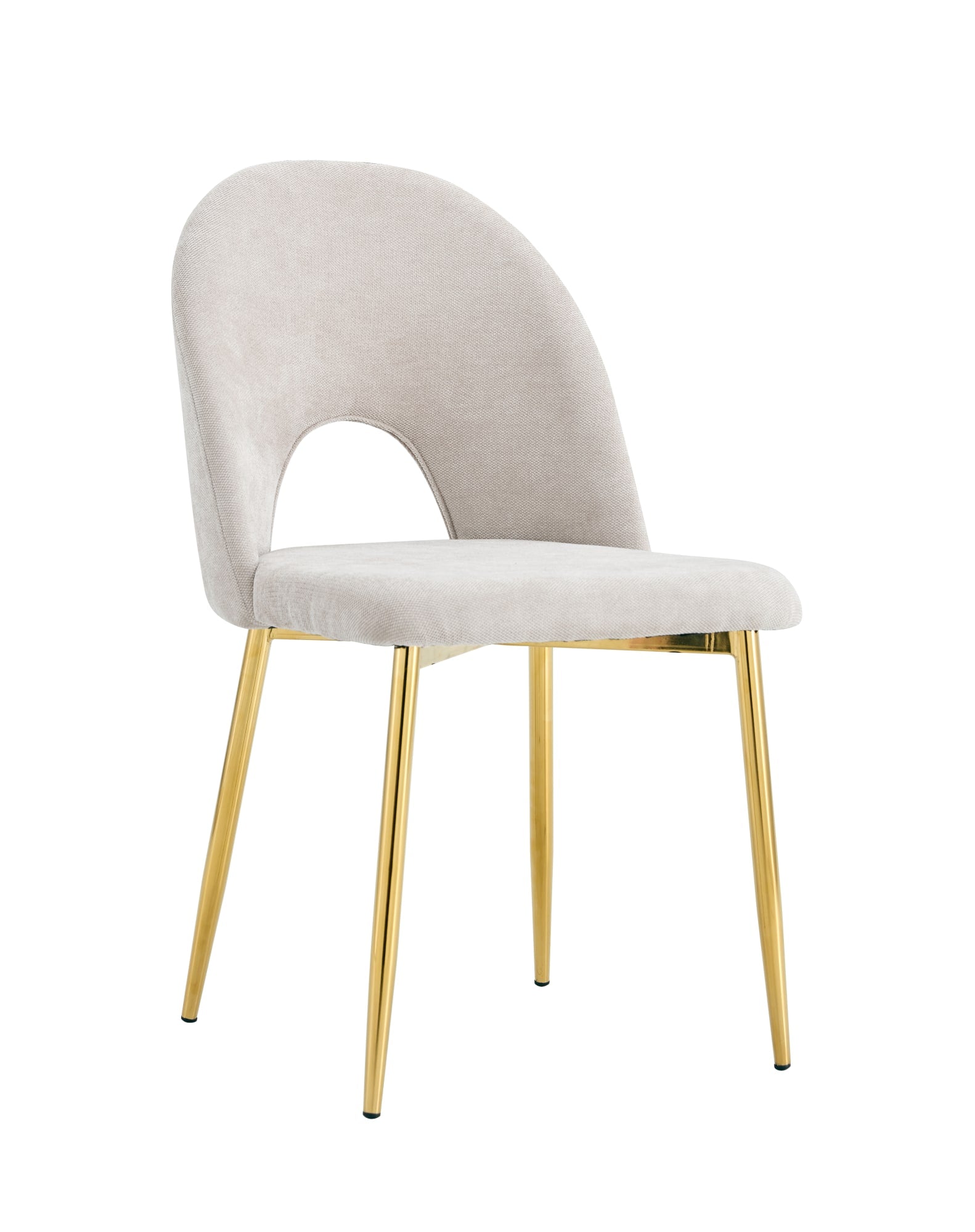 Lot de chaises TEDDY Gold velours