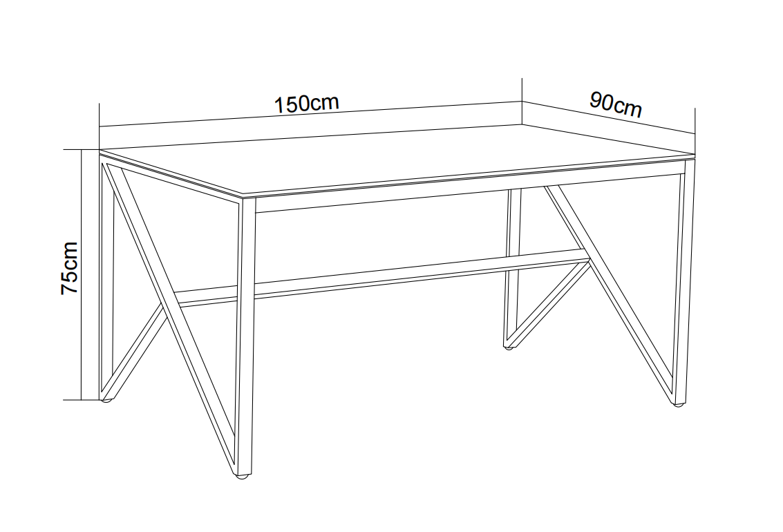 Table à Manger Design Verre Trempé Transparent & Doré – 150×90 cm