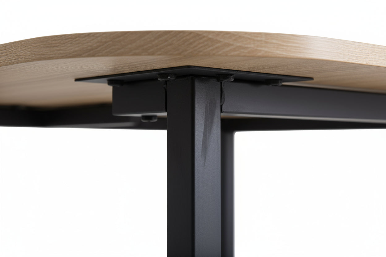 Ensemble Table et 6 chaises VENDOME beige pieds noirs