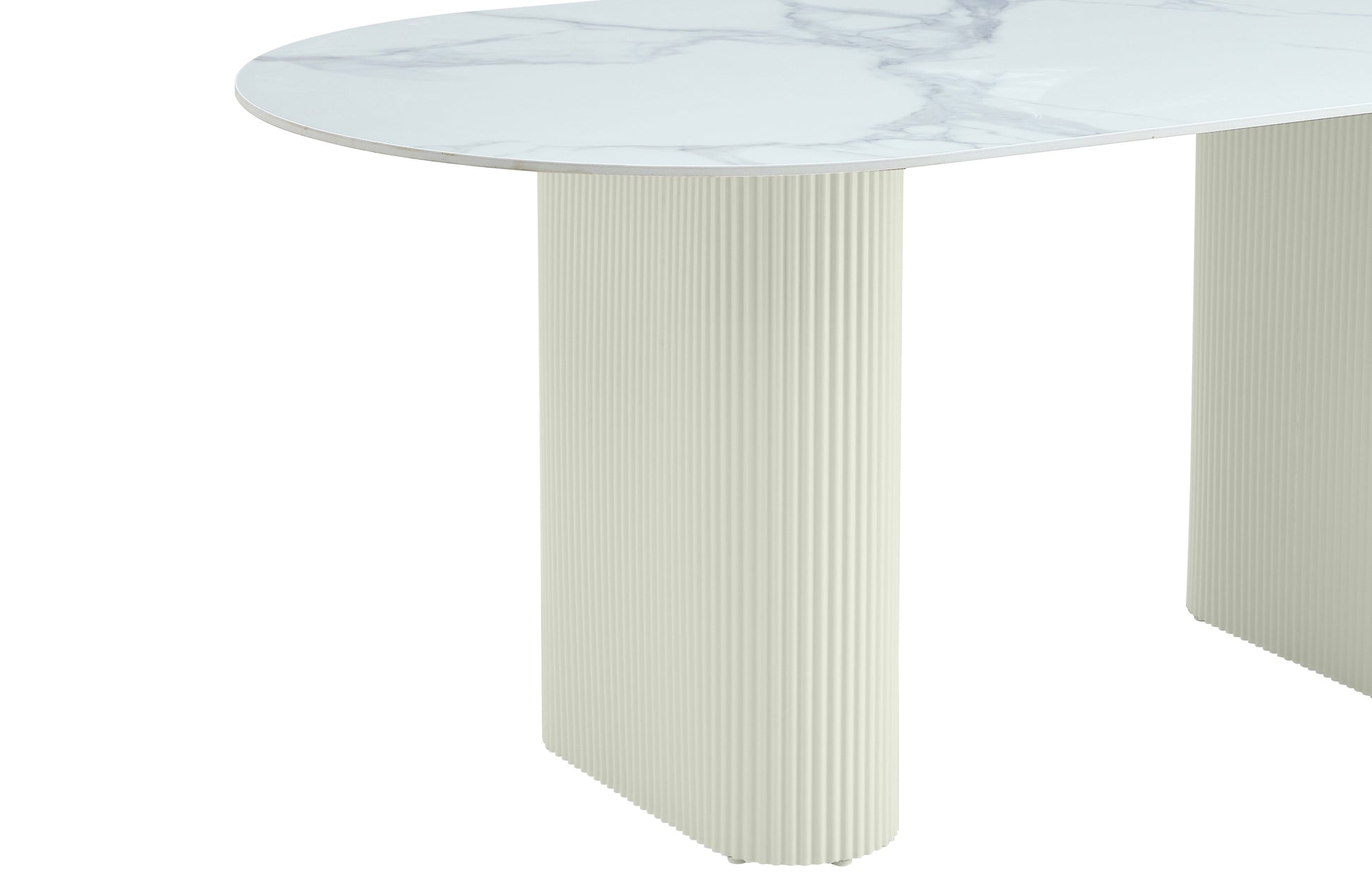 Table à manger ROXY céramique beige 180x90x75 cm #couleur_beige