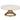 Table basse Deluxe Gold plateau en verre marbré d100 cm