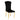 Lot de Chaises baroque LOUIS Gold Velours #couleur_noir