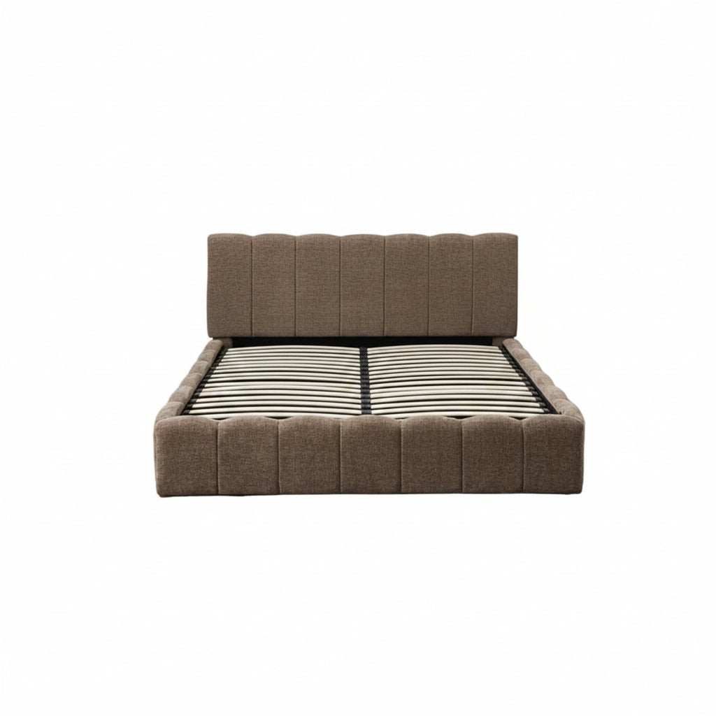 Lit coffre double 140x190 cm #couleur_moka