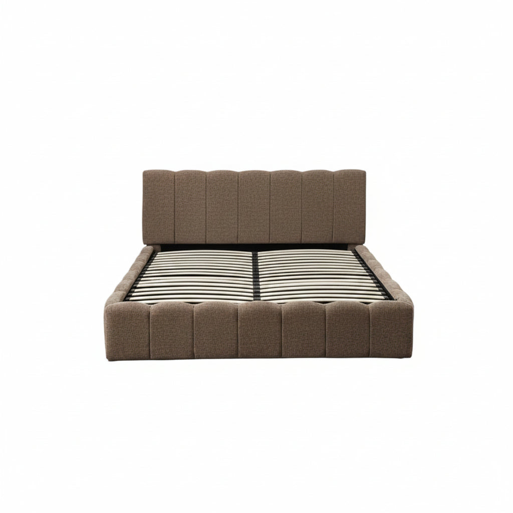 Lit coffre double 160x200 cm #couleur_moka