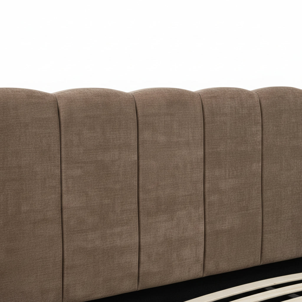 Lit coffre double 160x200 cm #couleur_moka
