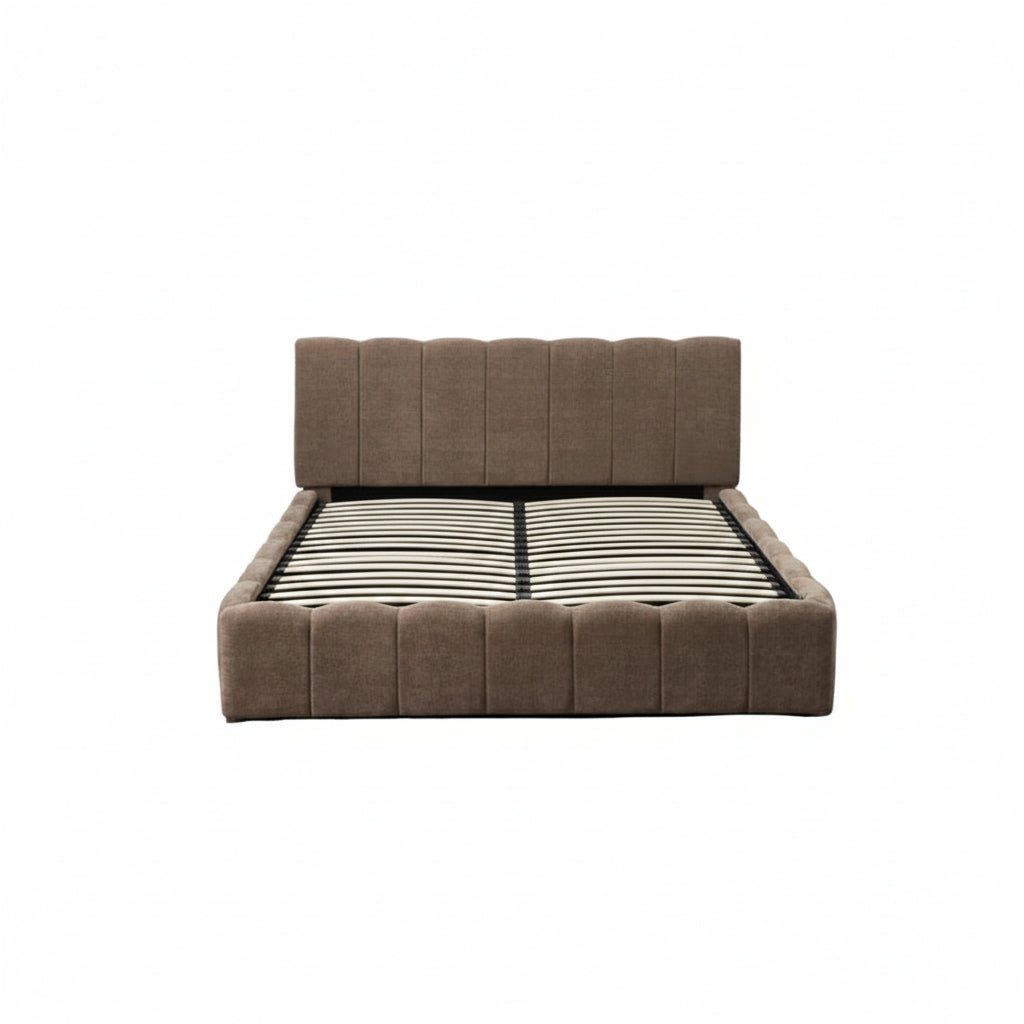 Lit coffre double 180x200 cm #couleur_moka