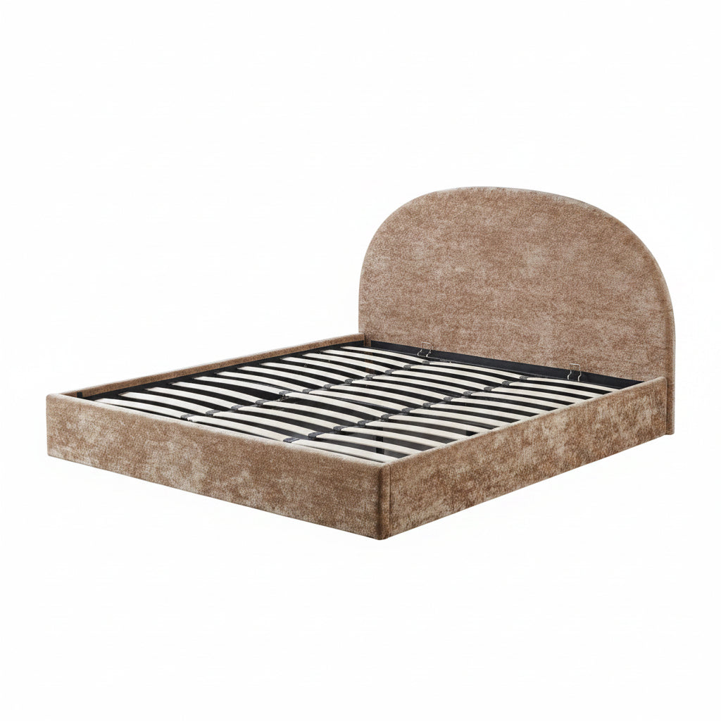 Lit Double Coffre Polaire Moka 180x200 #couleur_moka